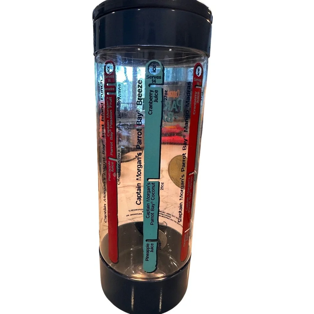 Captain Morgan‎ Parrot Bay Limited Edition Cocktail Jug Dispenser with Recipes